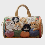 Kittens and Yarn Weekender Bag | Beverly