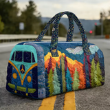 Camper Van and Mountains Weekender Bag | Grace