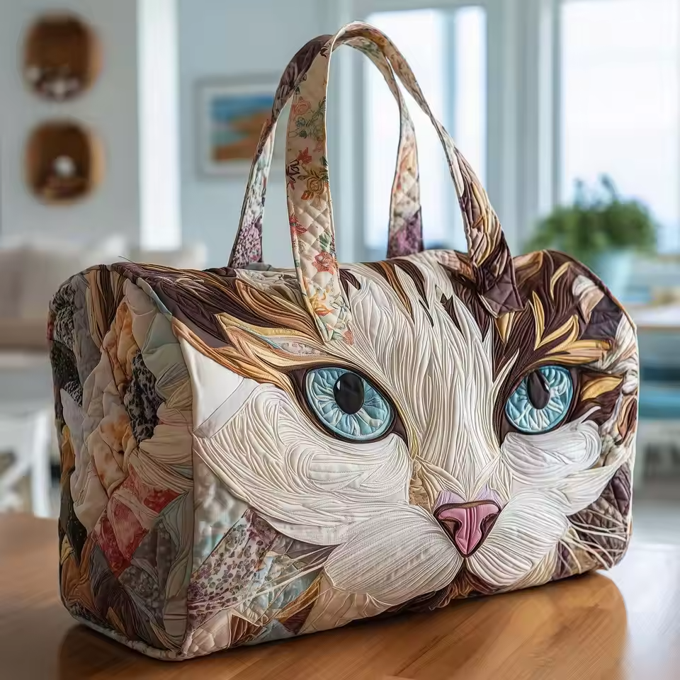 Blue-Eyed Cat Weekender Bag | Bianca