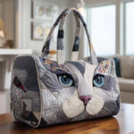 Grey Cat Weekender Bag | Francesca