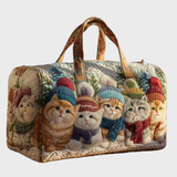 Winter Kittens Weekender Bag | Marta