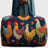 Hen Family and Hearts Weekender Bag | Elaine