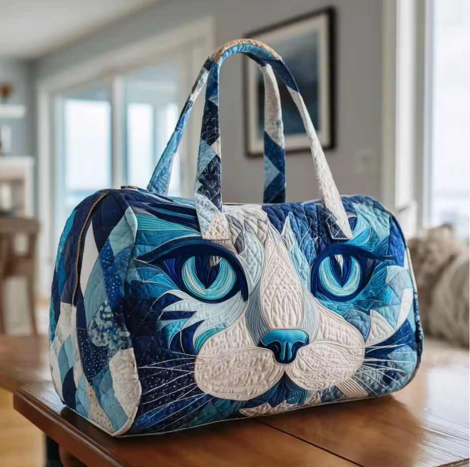 Blue Cat Weekender Bag | Shirley