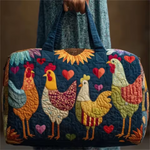 Hen Family and Hearts Weekender Bag | Elaine