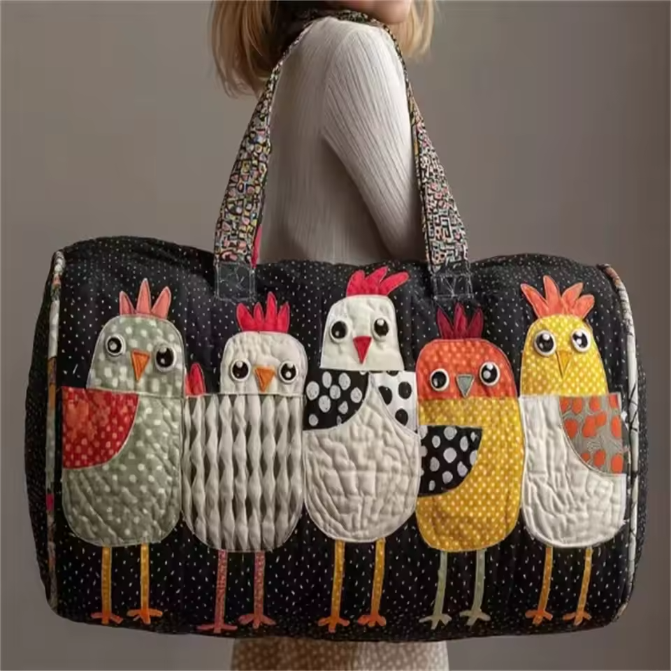 Row of Hens Weekender Bag | Colleen