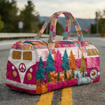 Pink Camper Van Weekender Bag | Clementina