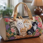 Kittens Among Flowers Weekender Bag | Alice