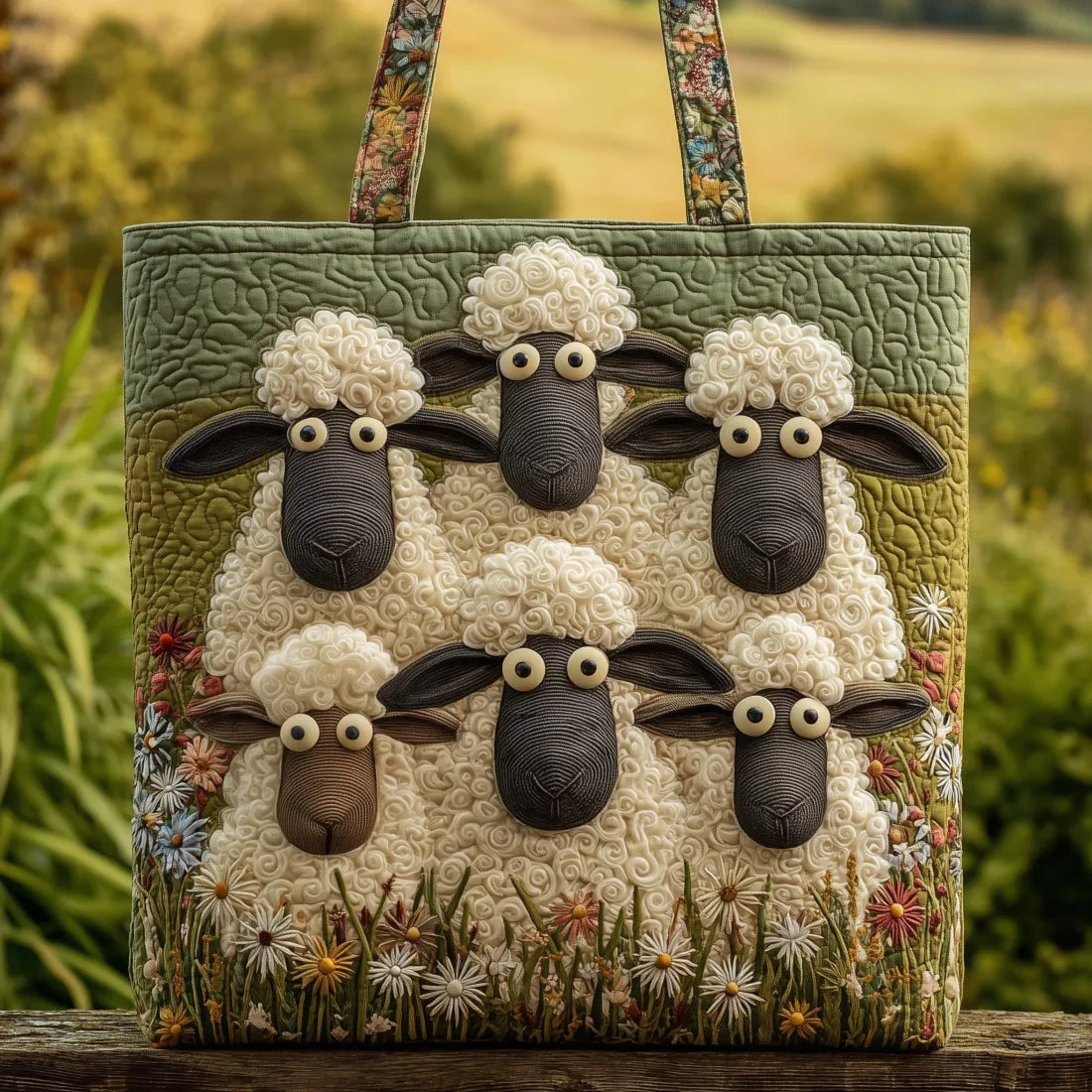 Five Sheep Tote Bag