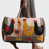 Hens and Stripes Weekender Bag | Harlow