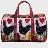Hens and Hearts Weekender Bag | Collins