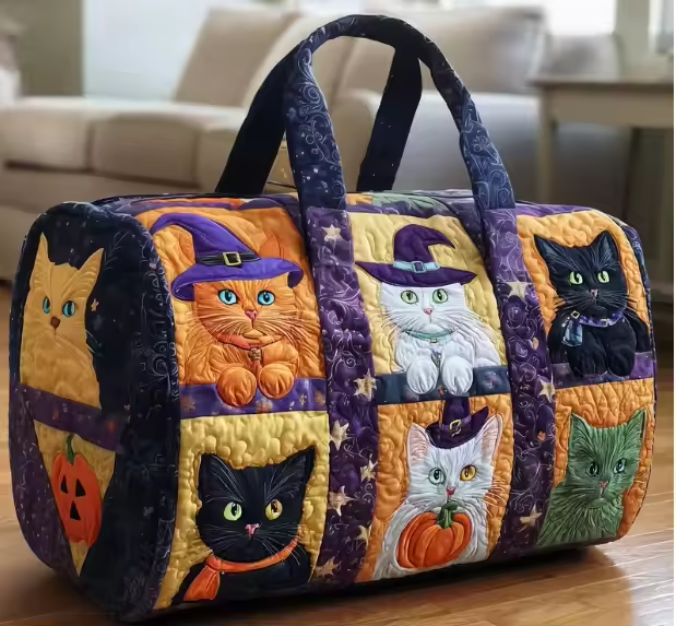 Halloween Cats Weekender Bag | Alexandra