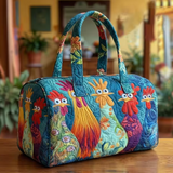 Roosters and Foliage Weekender Bag | Margot