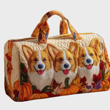 Corgis and Pumpkins Weekender Bag | Adeline