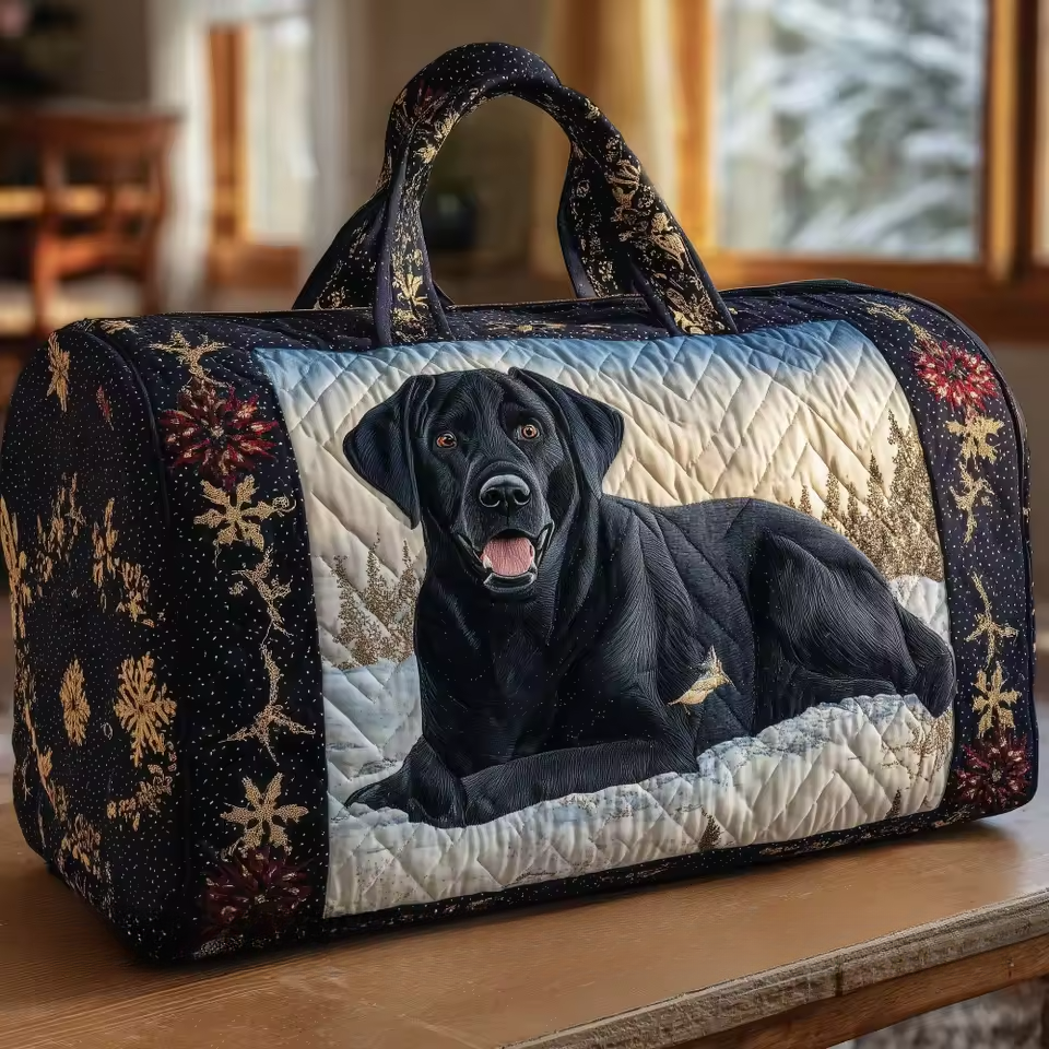Black Labrador Weekender Bag | Janelle