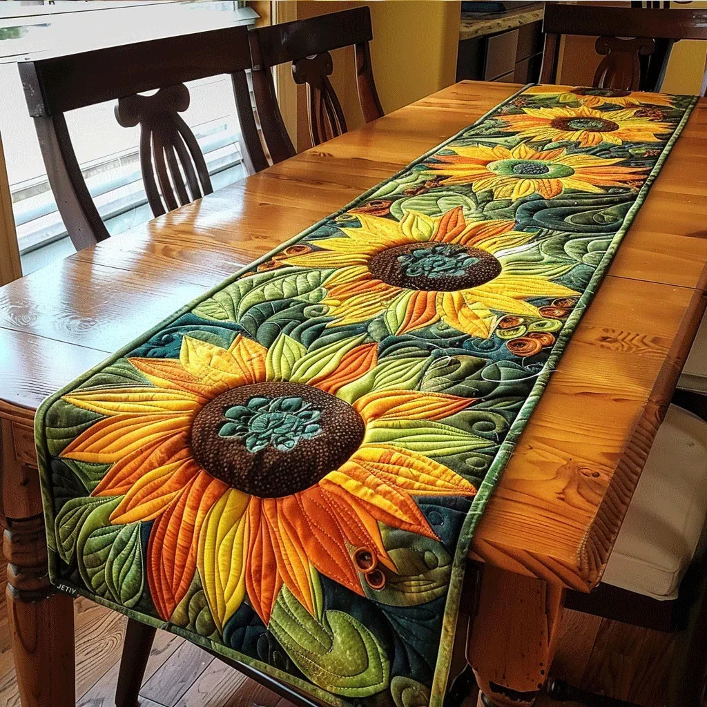 Sunflower Garden Table Runner