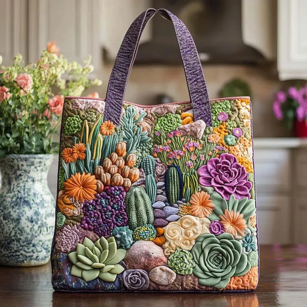 Succulents Tote Bag