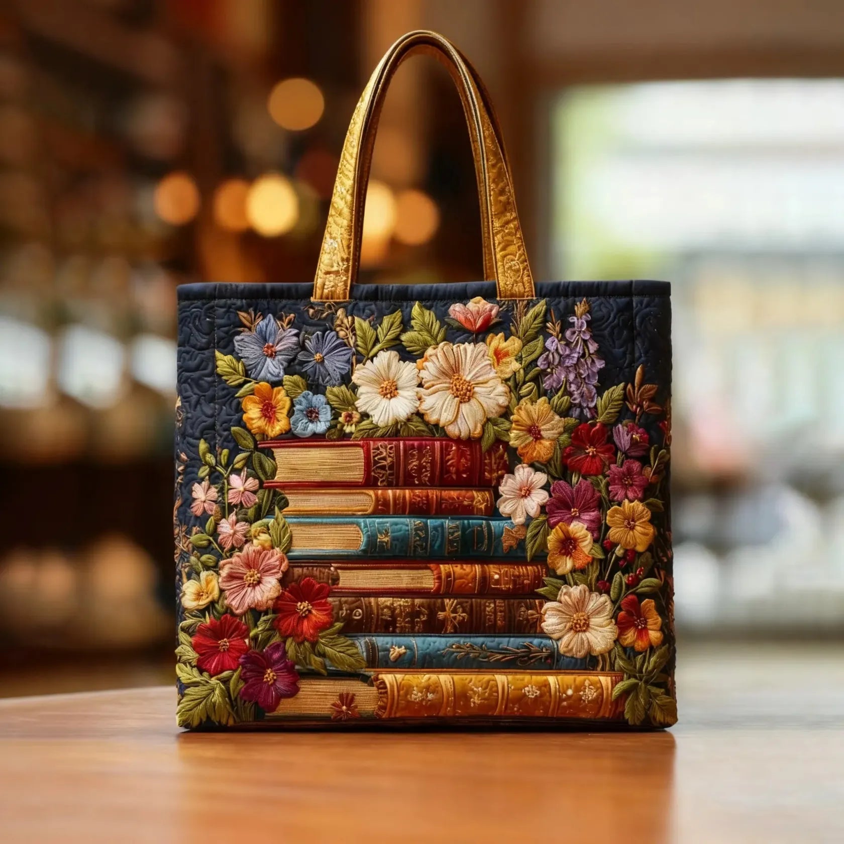 Floral Pattern Tote Bag