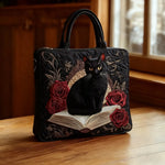 Quilted Mini Bag with Dark Handles