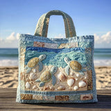 Patchwork Turtle Tote Bag