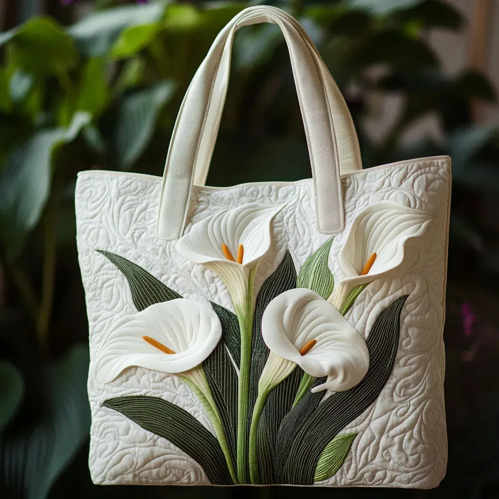 White Shell Tote Bag