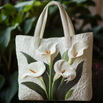 White Shell Tote Bag