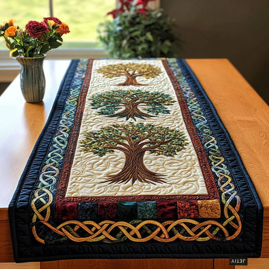 Celtic Tree Table Runner