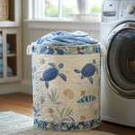 Coastal Calm Laundry Basket