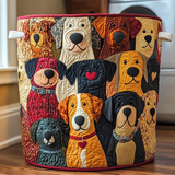 Colourful Dogs Laundry Basket