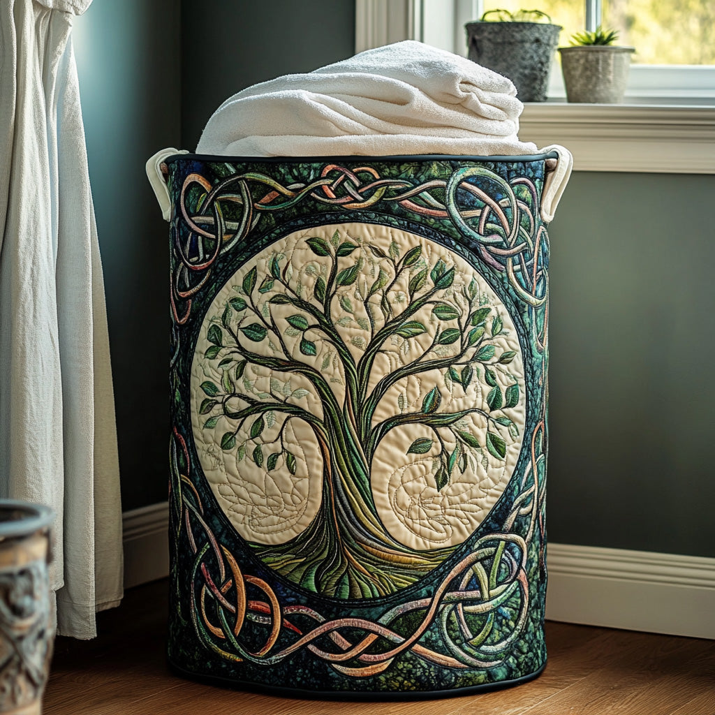Tree of Life Laundry Basket