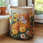 Forest Cat Laundry Basket