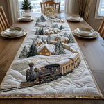 Frosted Pattern Table Runner