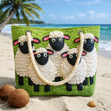 Sheep in the Clouds Beach Bag
