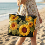 Sunflower Beach Bag