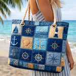 Ocean Blue Beach Bag