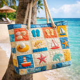 Handmade Quilted Beach Bag