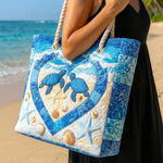 Peaceful Turtle Beach Bag