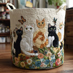 Garden Cats Laundry Basket