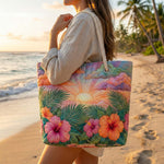 Tropical Morning Beach Bag