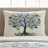 Serene Blue Cushion Cover