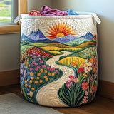 Bright Meadow Laundry Basket