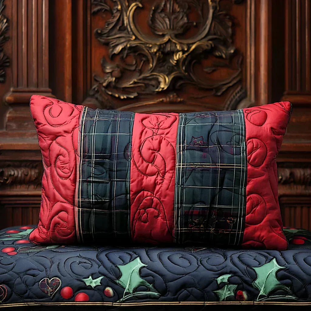Festive Heart Cushion Cover
