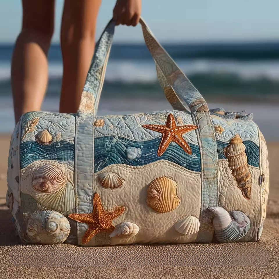 Shells and Starfish Weekender Bag | Marlene