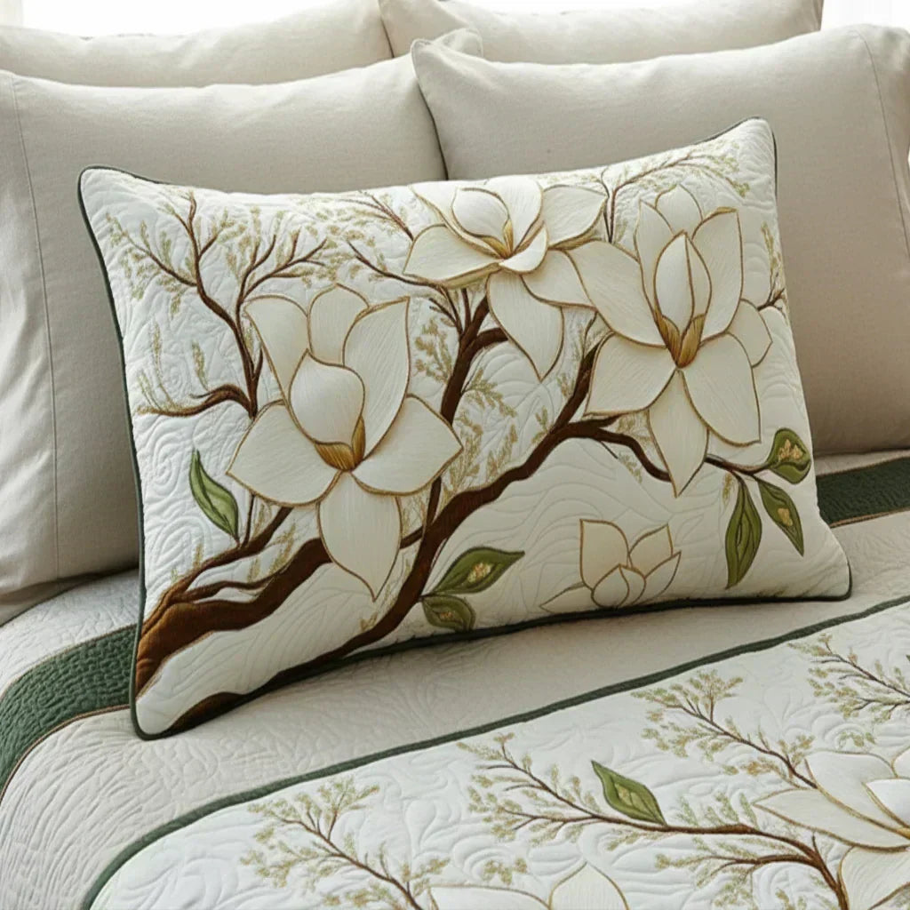 Magnolia Blossom Cushion Cover