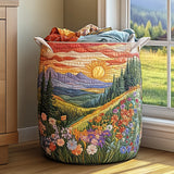 Bright Meadow Laundry Basket