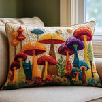 Mushroom Garden Cushion Cover