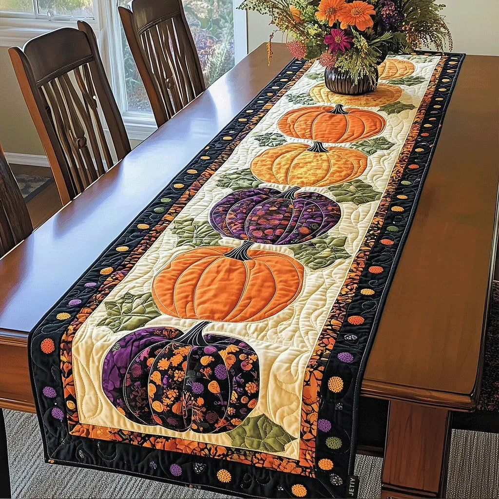 Spiced Pumpkin Table Runner
