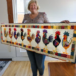 Hen Parade Table Runner