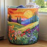 Spring Meadow Laundry Basket