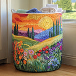 Bright Meadow Laundry Basket
