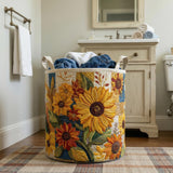 Sunflower Dream Laundry Basket